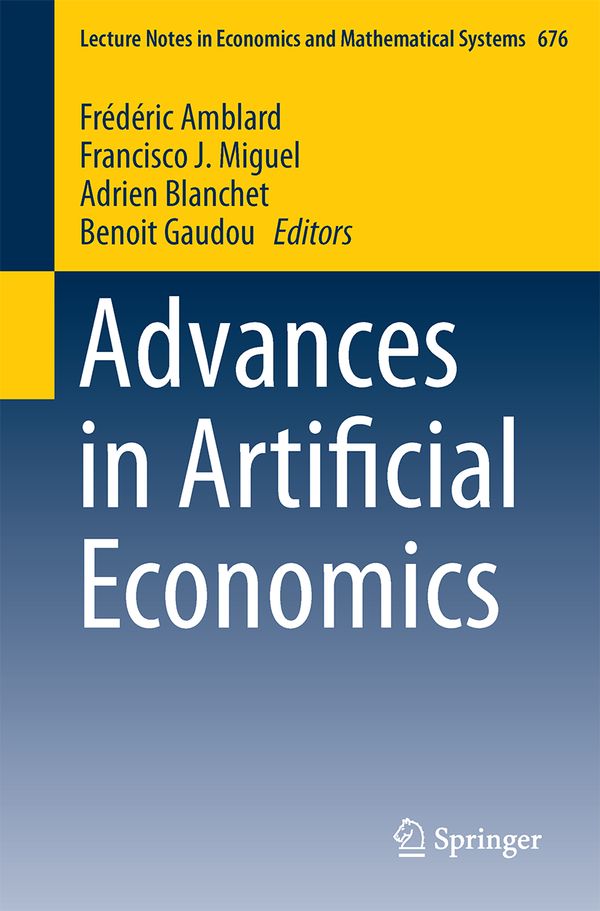 Advances in Artificial Economics | 1:a upplagan