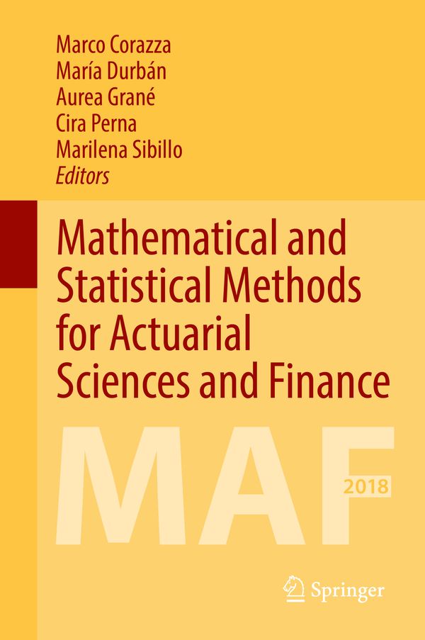 Mathematical and Statistical Methods for Actuarial Sciences and Finance | 1:a upplagan