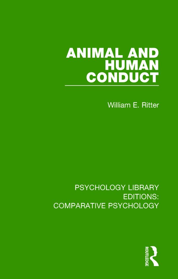 Animal and Human Conduct | 1:a upplagan
