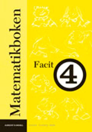 Matematikboken 4 Facit | 1:a upplagan