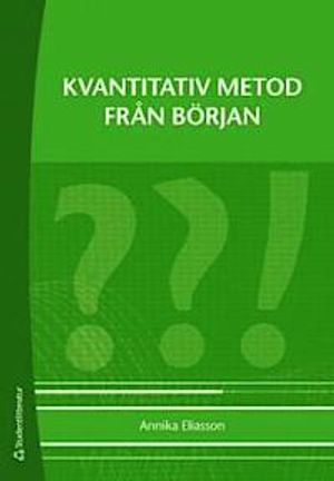 Kvantitativ metod från början |  2:e upplagan