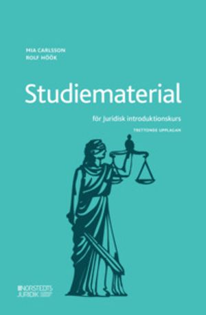 Studiematerial för Juridisk introduktionskurs | 13:e upplagan