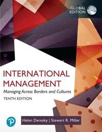 International Management: Managing Across Borders and Cultures,Text and Cases, Global Edition | 10:e upplagan