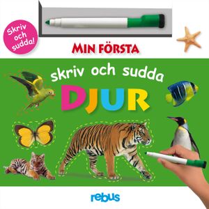 Min första skriva och sudda: djur