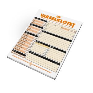 Ur varselklotet : rollformulärsblock