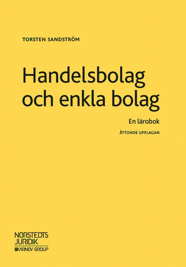 Handelsbolag och enkla bolag | 8:e upplagan