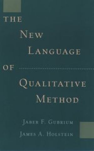 The New Language of Qualitative Method | 11999:e upplagan