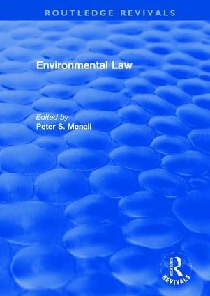 Environmental Law | 1:a upplagan