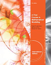 A First Course in Mathematical Modeling, International Edition | 5:e upplagan