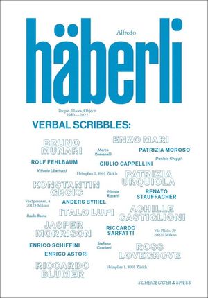 Alfredo Häberli – Verbal Scribbles