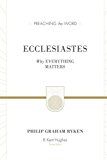 Ecclesiastes - why everything matters