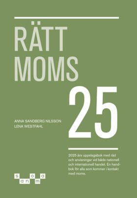Rätt Moms 2025 | 1:a upplagan