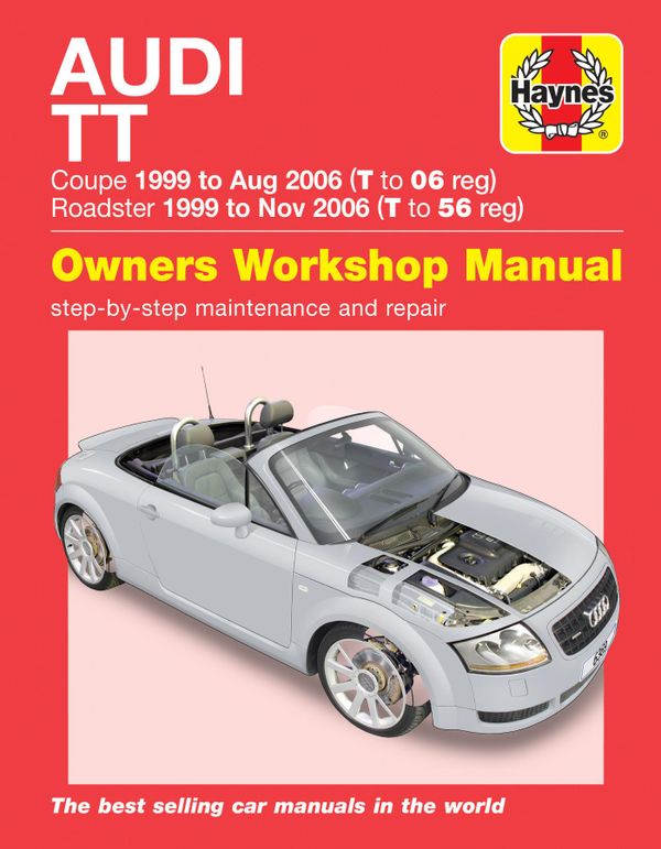 Audi TT (99 to 06) T to 56 Haynes Repair Manual | 0:e upplagan
