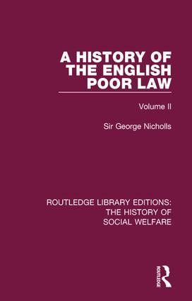 A History of the English Poor Law | 1:a upplagan