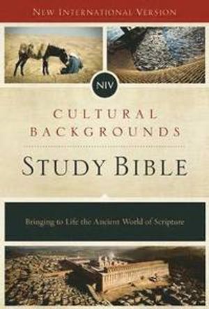 NIV, Cultural Backgrounds Study Bible, Hardcover: Bringing to Life the Ancient World of Scripture