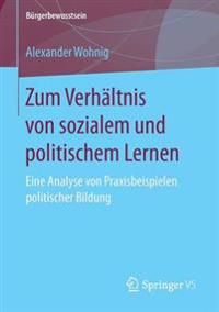Zum Verhältnis von sozialem und politischem Lernen | 1:a upplagan