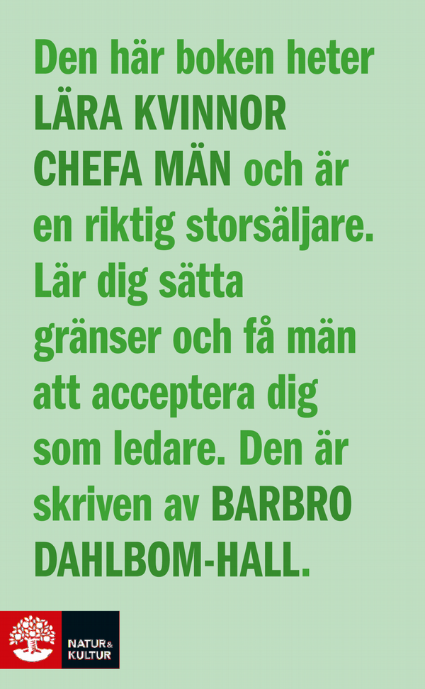 Lära kvinnor chefa män | 1:a upplagan