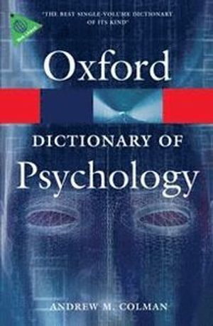 A Dictionary of Psychology | 3:e upplagan