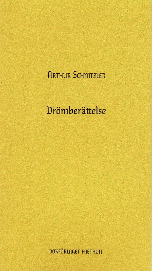 Drömberättelse | 1:a upplagan