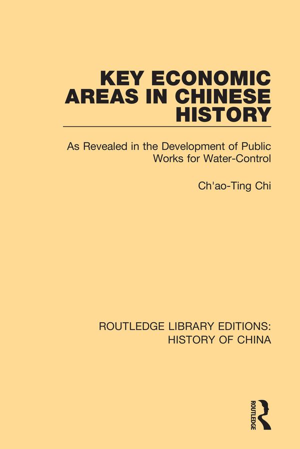 Key Economic Areas in Chinese History | 1:a upplagan