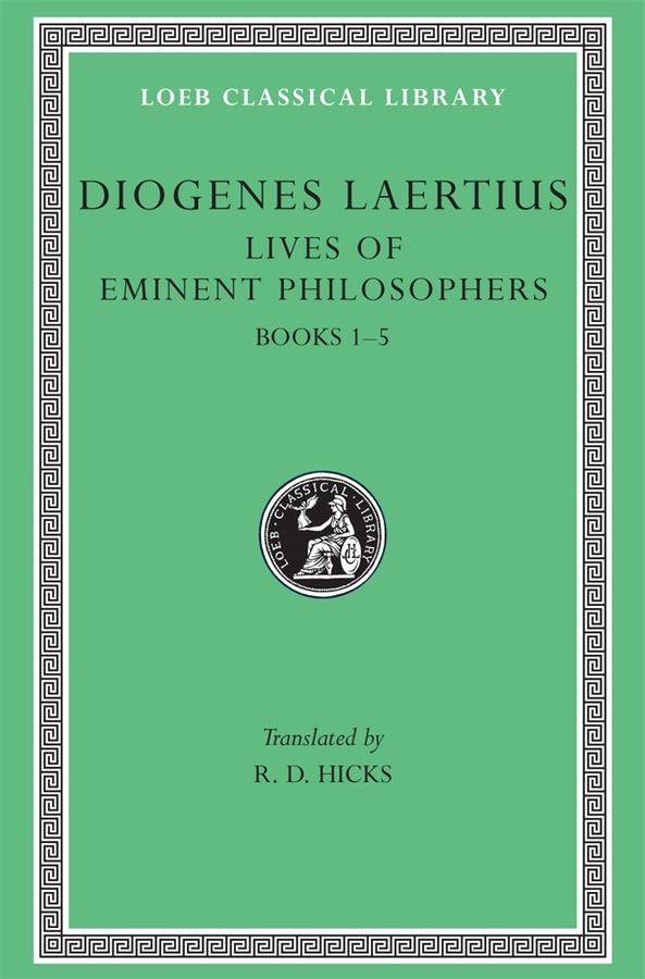 Lives of Eminent Philosophers, Volume I | 0:e upplagan