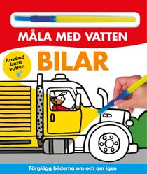 Måla med vatten. Bilar