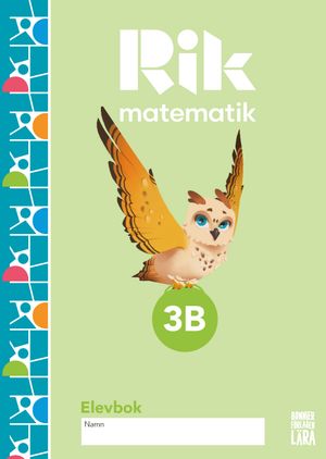 Rik matematik 3 B Elevbok | 1:a upplagan