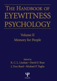 Handbook Of Eyewitness Psychology 2 Volume Set | 1:a upplagan