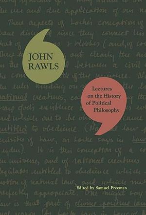 Lectures on the history of political philosophy