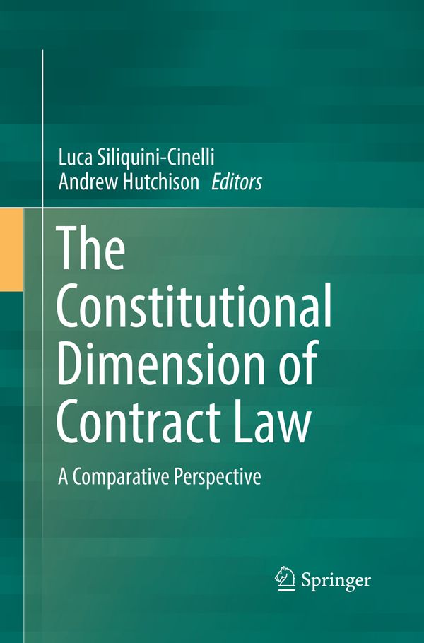The Constitutional Dimension of Contract Law | 1:a upplagan