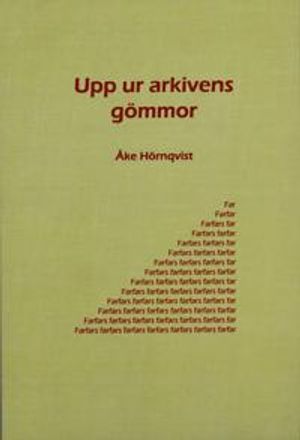 Upp ur arkivens gömmor