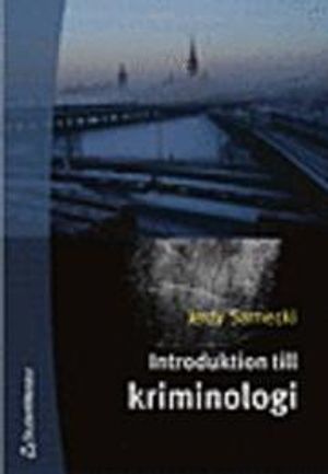 Introduktion till kriminologi | 1:a upplagan