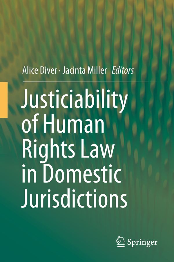 Justiciability of Human Rights Law in Domestic Jurisdictions | 1:a upplagan