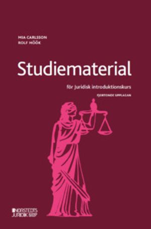 Studiematerial för Juridisk introduktionskurs | 14:e upplagan