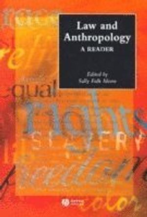 Law and Anthropology: A Reader | 1:a upplagan