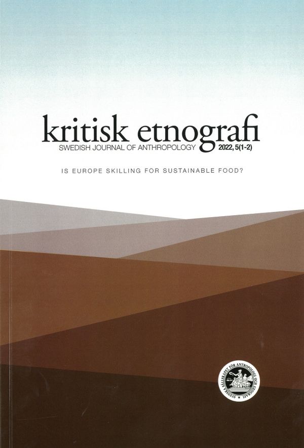 Kritisk etnografi - Swedish Journal of Anthropology, 2022, Vol. 5 (1-2) | 0:e upplagan