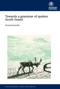 Towards a grammar of spoken South Saami | 0:e upplagan