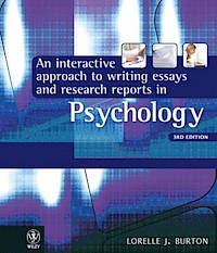 An Interactive Approach to Writing Essays and Research Reports in Psycholog | 1:a upplagan