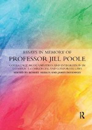 Essays in Memory of Professor Jill Poole | 1:a upplagan