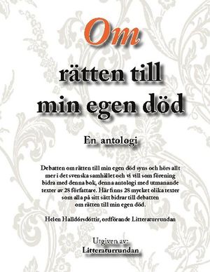 Om rätten till min egen död | 1:a upplagan