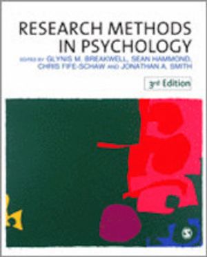 Research Methods in Psychology | 3:e upplagan