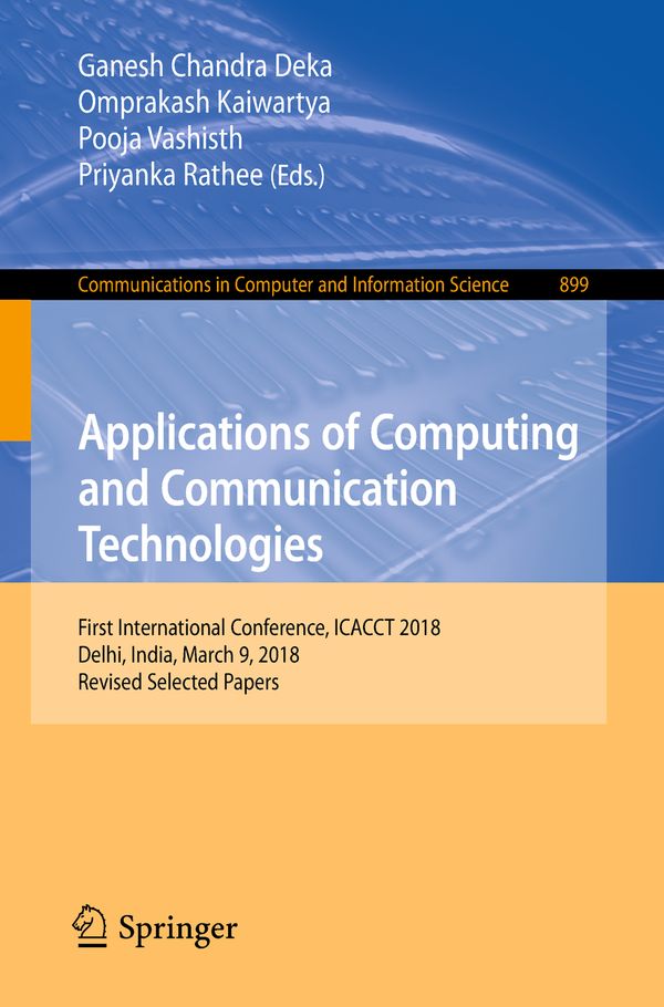 Applications of Computing and Communication Technologies | 1:a upplagan