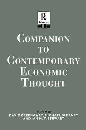 Companion to Contemporary Economic Thought | 1:a upplagan
