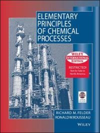 Elementary principles of chemical processes | 3:e upplagan