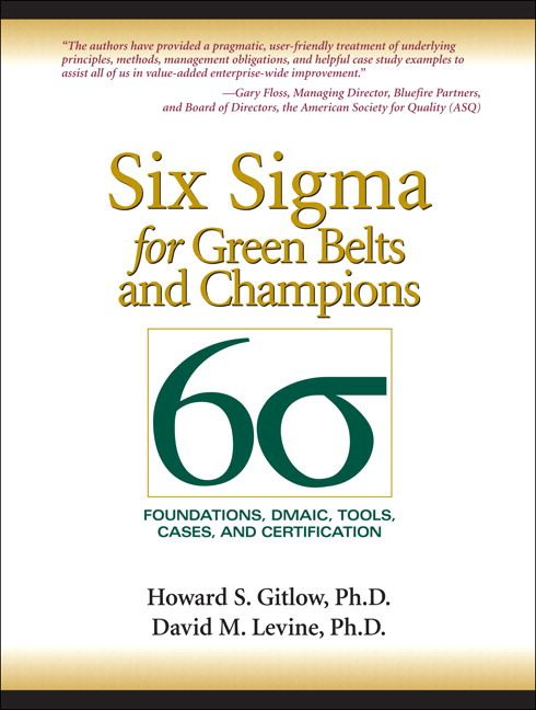 Six Sigma for Green Belts and Champions | 0:e upplagan