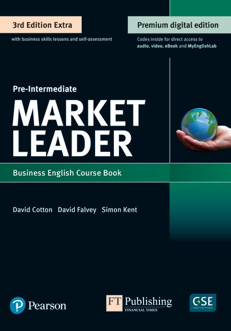 9781292361161 Market Leader 3e Extra Pre Intermediate Course Book, eBook, QR, MEL & DVD Pack | 0:e upplagan