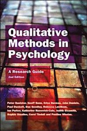 Qualitative Methods in Psychology |  2:e upplagan