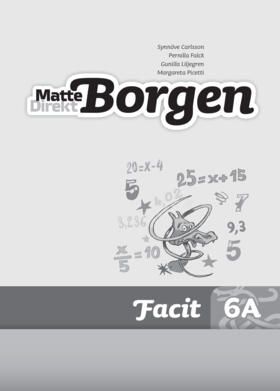 Matte Direkt Borgen Facit 6A (5-pack) | 0:e upplagan