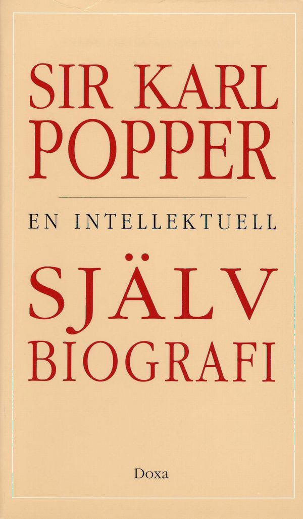 En intellektuell självbiografi | 1:a upplagan