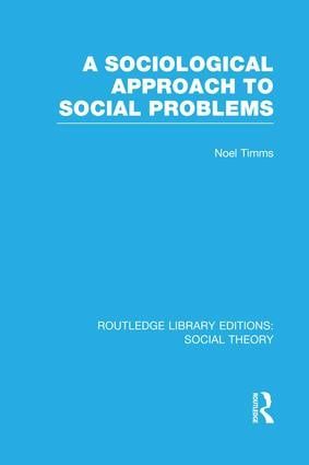 A Sociological Approach to Social Problems | 1:a upplagan